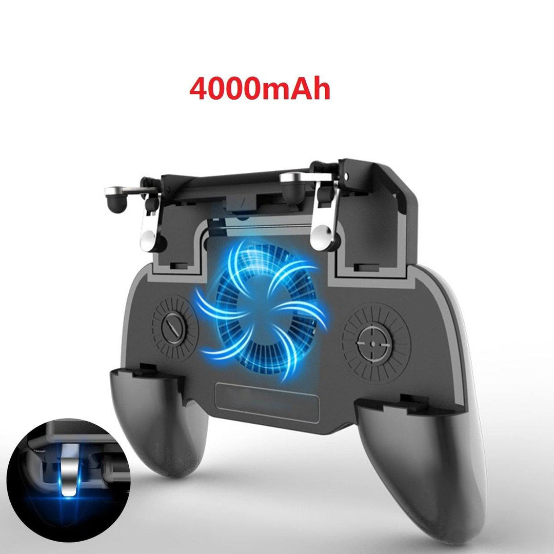Game Pubg SR2 The 5 Generation Mobile Controller Trigger Shooter Game Handle 4 In 1 Mobile Power Cooling Fan 2000 / 4000mah - Trendha