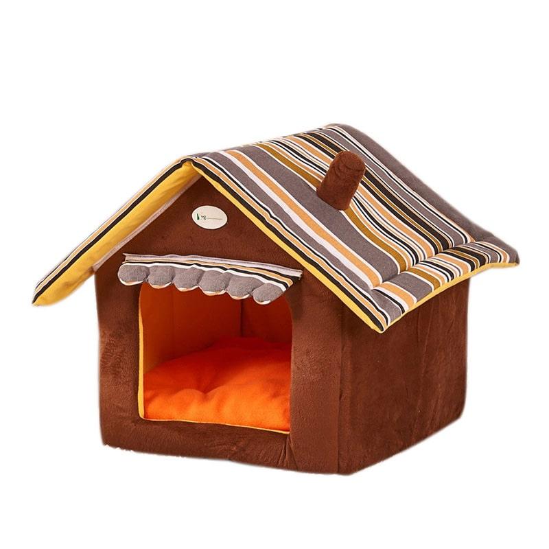 Dog's Cosy House Bed with Mat - Trendha