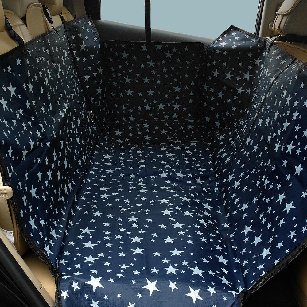 Dog's Printed Oxford Car Seat Cover - Trendha