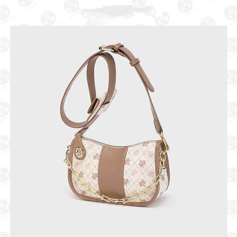 One-shoulder Messenger Bag With Underarm Print - Trendha