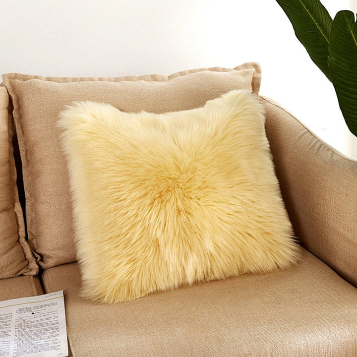 40*40cm Fluffy Plush Soft Sofa Chair Pillow Case Cushion Cover - Trendha