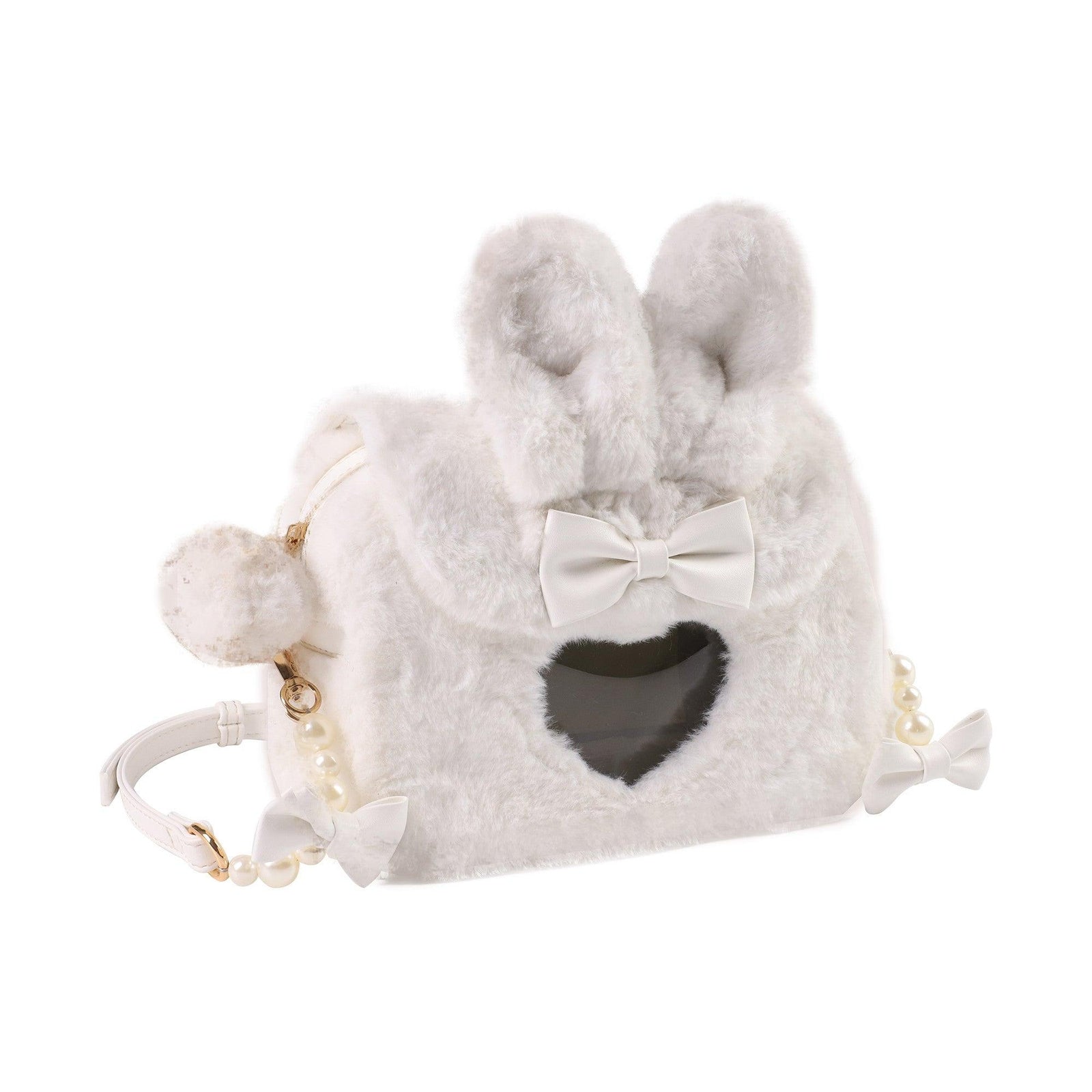 Girl Cute Everyday Sweet Pearl Messenger Handbag - Trendha