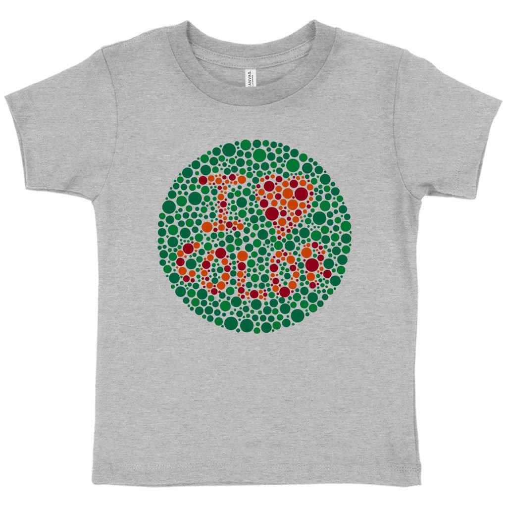 Toddler I Love Color T-Shirt - Color Blind Test T-Shirt - Trendha