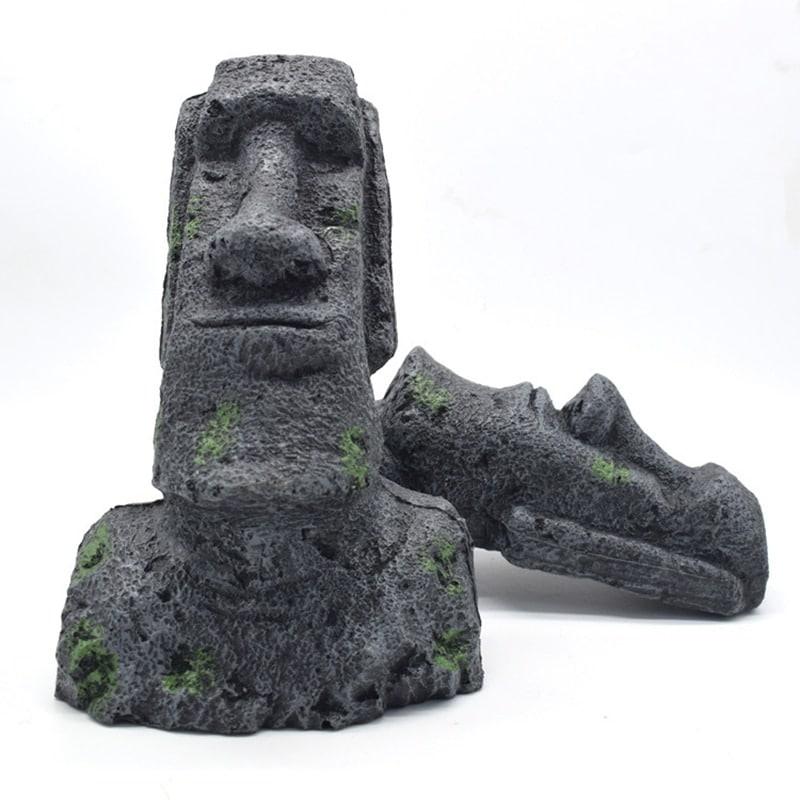 Easter Island Statue Aquarium Decor - Trendha