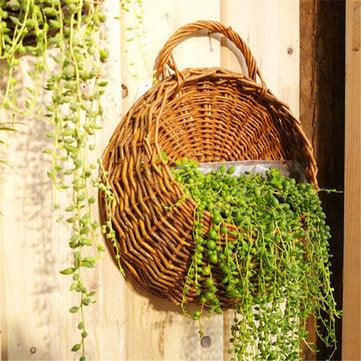 Flower Planter Wall Hanging Basket Ornamental Vases Garden Outdoor Indoor Holder Home Decoration - Trendha
