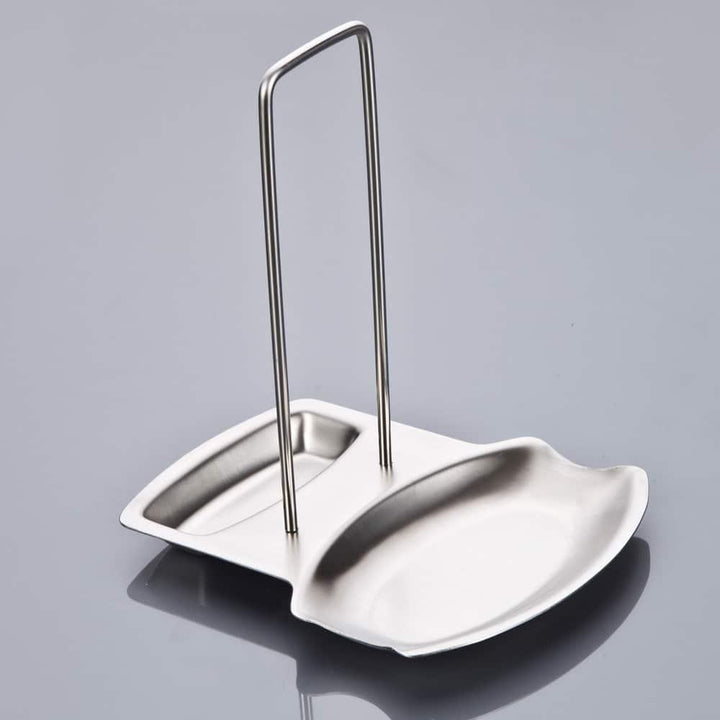 Eco-Friendly Stainless Steel Cooking Spoon and Pan Lid Rack - Trendha