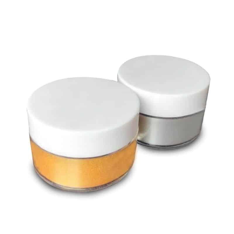 Edible Glitter in Gold and Silver Colors - Trendha