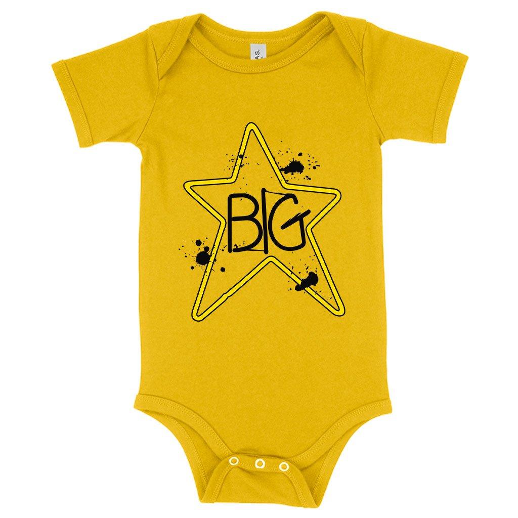 Baby Jersey Big Star Onesie - Big Star Vintage Onesie - Trendha