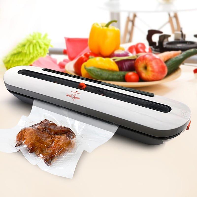 Electric Vacuum Sealer with 10 pcs Food Saver Bags - Trendha