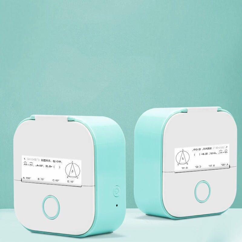 Small Mini Thermal Label Printer Home Photo Printer Student Wrong Question Printer Bluetooth Mini Label Printer Price Tag - Trendha