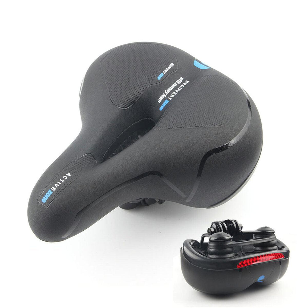 Widen Comfortable Bicycle Seat Soft Bike Saddle With Shock Absorber Ball Mountain Bike Seat Accessories - Trendha