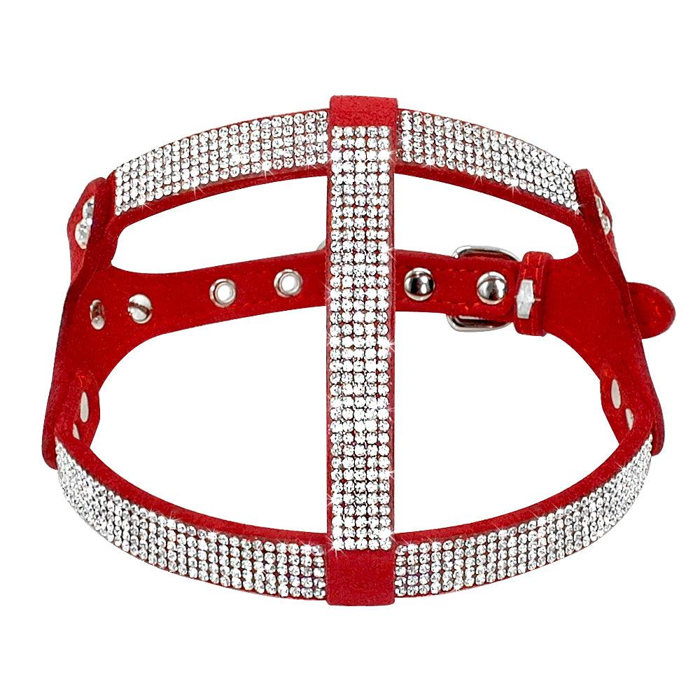 Fashion Luxury Leather Dog's Harness - Trendha