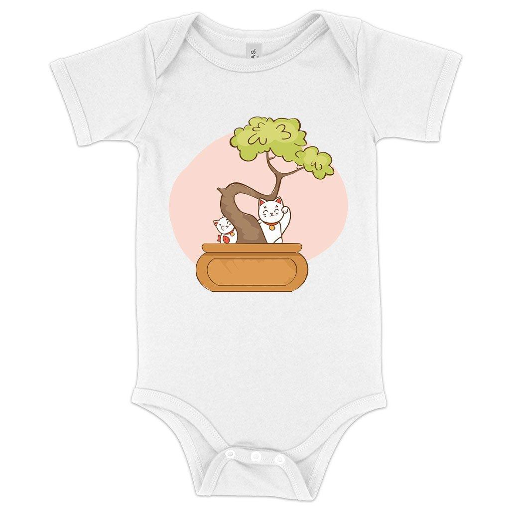 Baby Jersey Bonsai Onesie - Cat Onesies - Trendha
