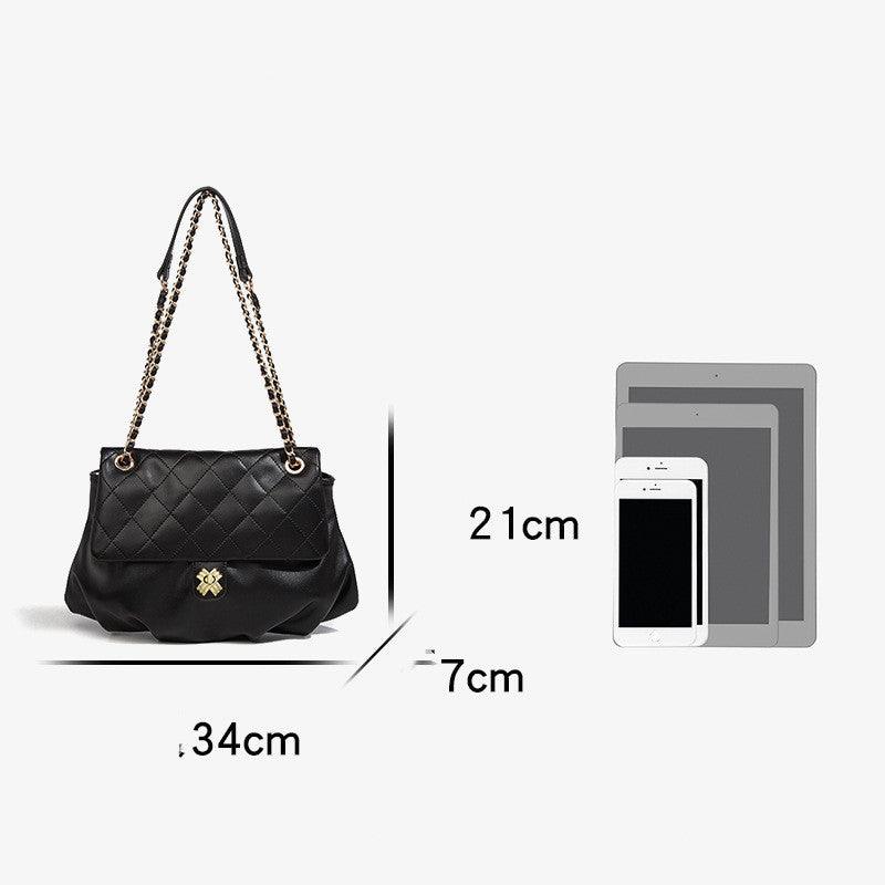 Lingge Bag Trendy Fashion Chain Messenger Shoulder Bag - Trendha