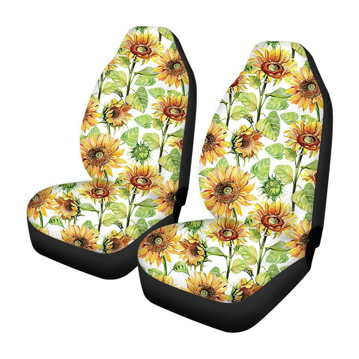 1/2Pcs Universal Car Front Row Seat Cover Seat Mat Flower Printed Protector - Trendha