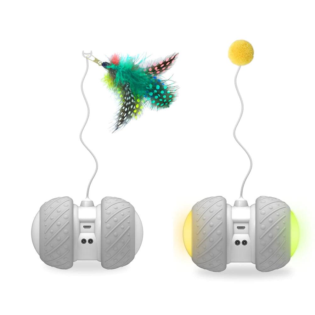 Feather Decorated Interactive Cat Toy - Trendha