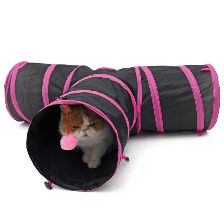 Four Holes Tunnel Toy for Cats - Trendha