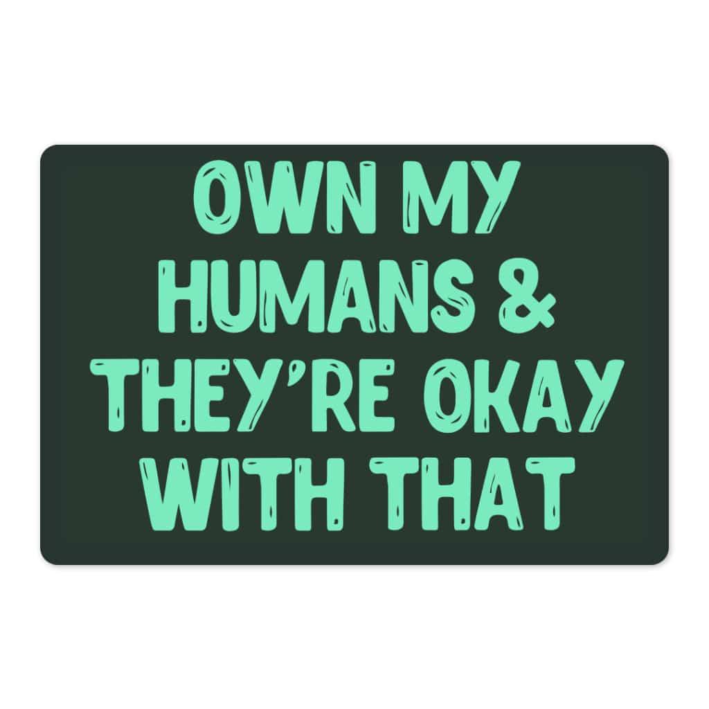 Funny Pet Food Mat - Printed Anti-Slip Pet Bowl Mat - Cool Pet Feeding Mat - Trendha
