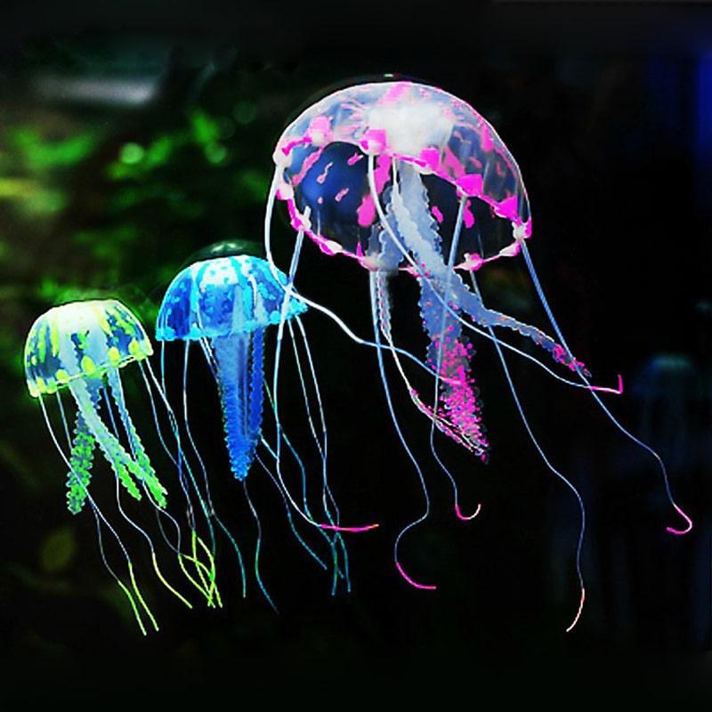 Glowing Silicone Artificial Jellyfish - Trendha