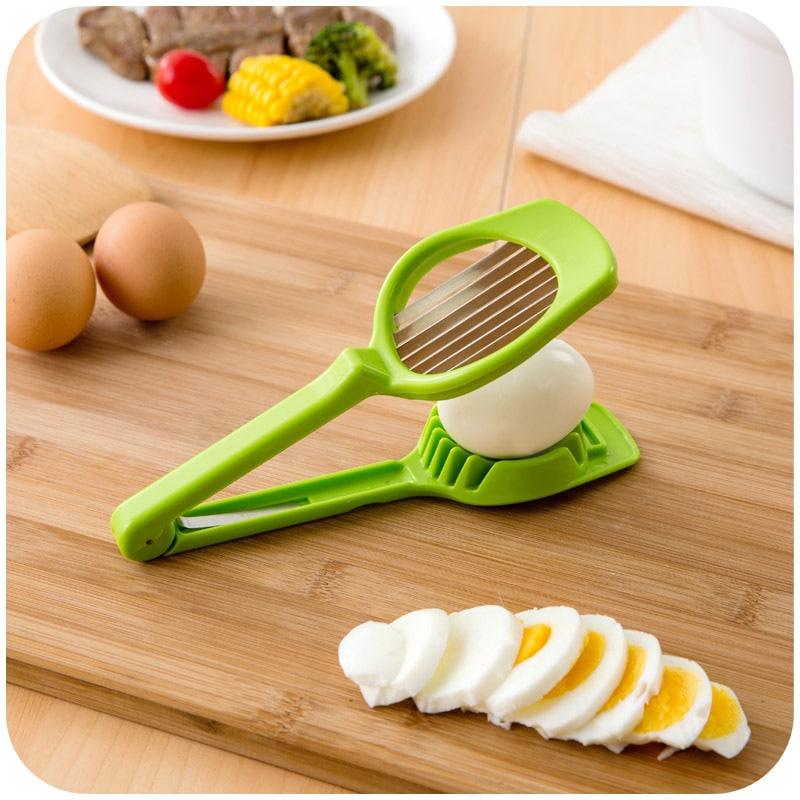 Handy Multifunctional Eco-Friendly Plastic Egg Slicer - Trendha