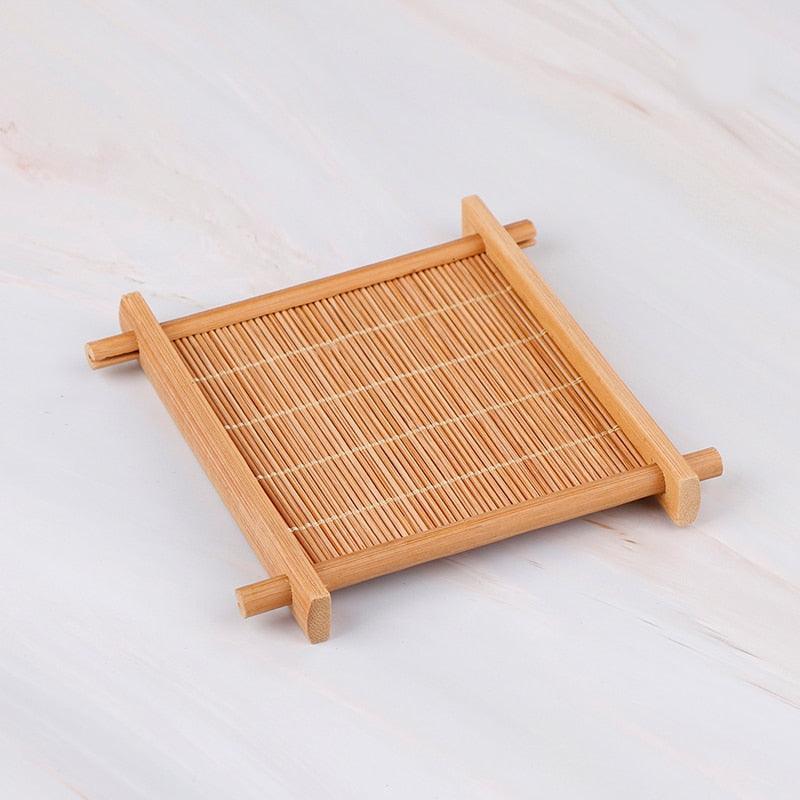 Heat Insulation Bamboo Tray For Dishes - Trendha