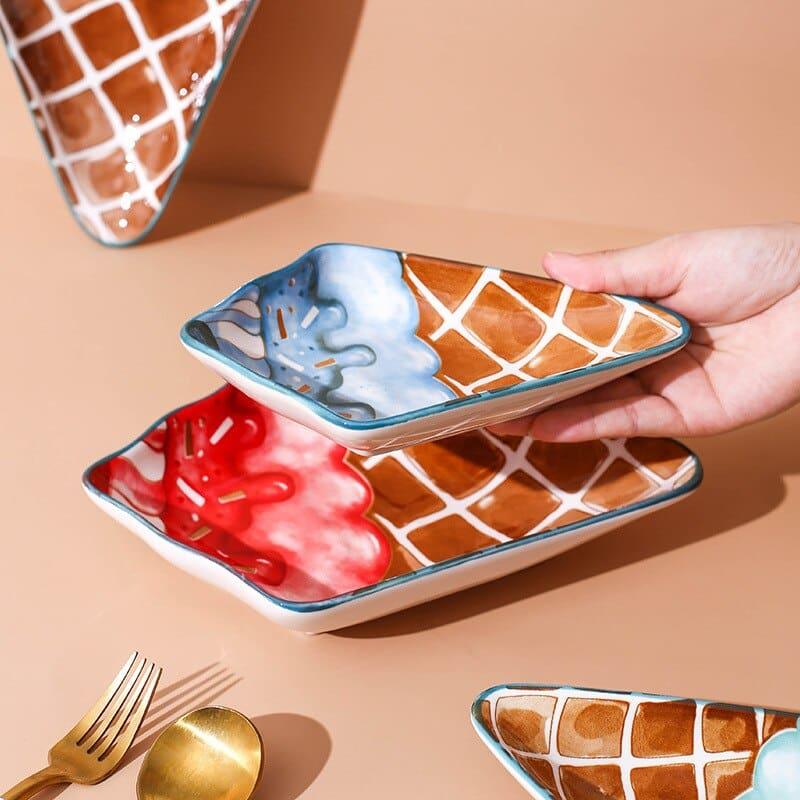 Ice Cream Shaped Plate - Trendha