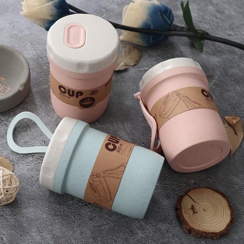 Leakproof Wheat Straw Food Container and Cup - Trendha