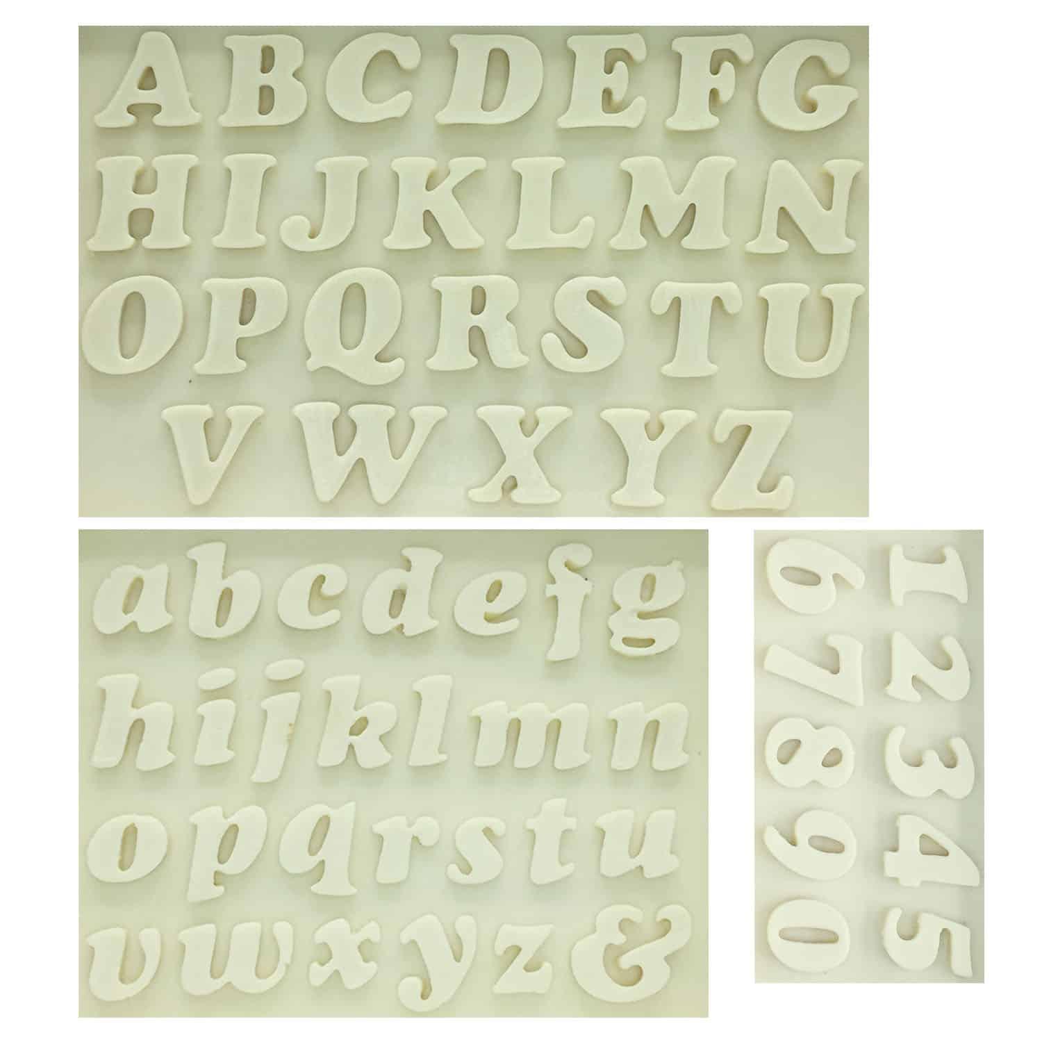 Letter and Number Silicone Cake Molds - Trendha