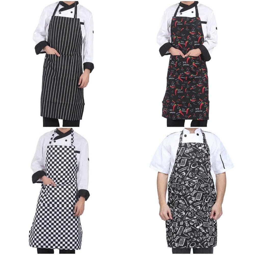 Men's Adjustable Apron with Pockets - Trendha