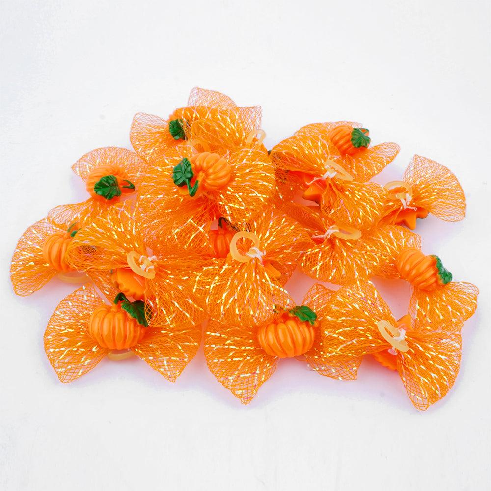 Pet Pumpkin Hair Bows 20 pcs Set - Trendha