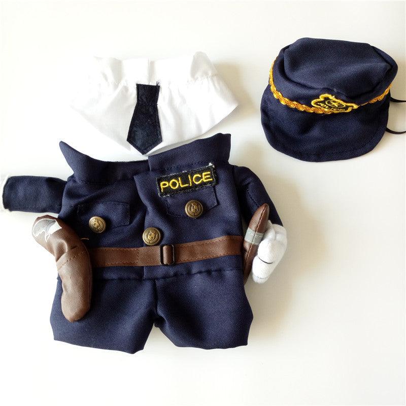 Pet's Funny Policeman Cotton Costumes - Trendha