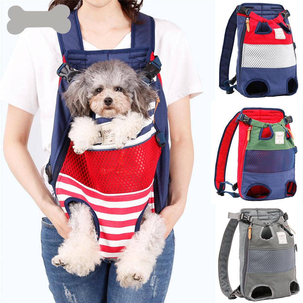 Pets Striped Canvas Carrier Backpack - Trendha
