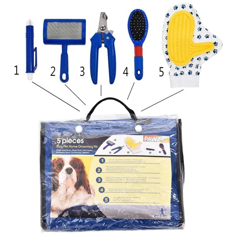 Plastic Grooming Tools Set For Dogs