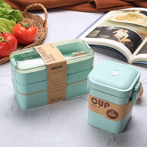 Portable 3 Layered Lunch Box - Trendha