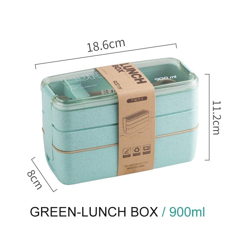 Portable 3 Layered Lunch Box - Trendha