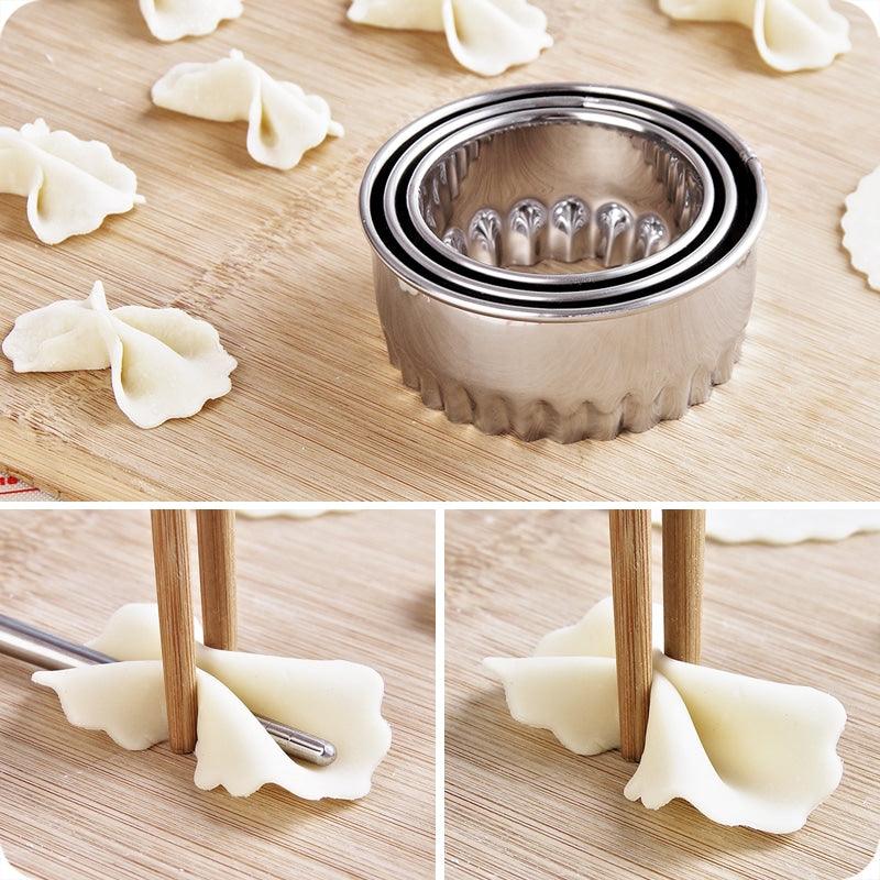 Portable Stainless Steel Dumpling Maker Molds 3 pcs Set - Trendha