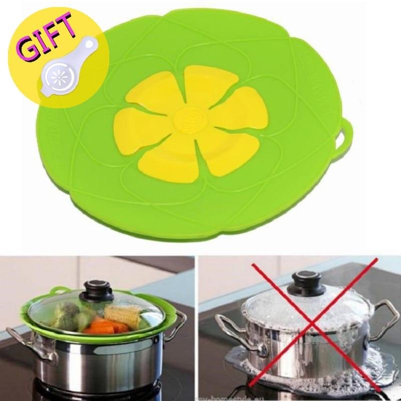 Pots and Pans Boiling Spill Prevent Lid - Trendha