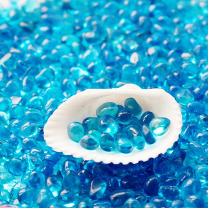 Blue Glass Aquarium Gravel