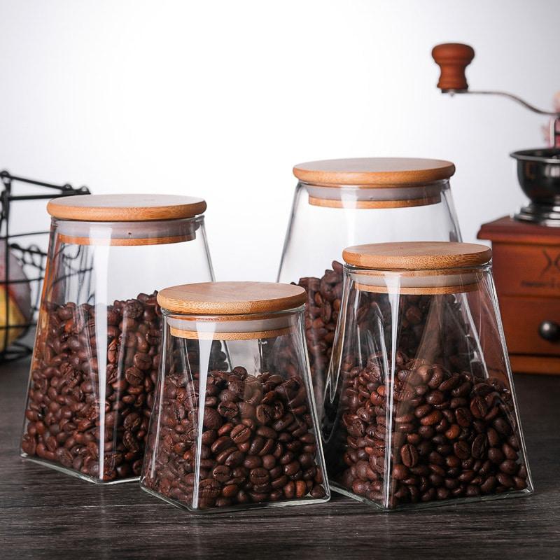 Pyramid Shaped Glass Spice Jar - Trendha