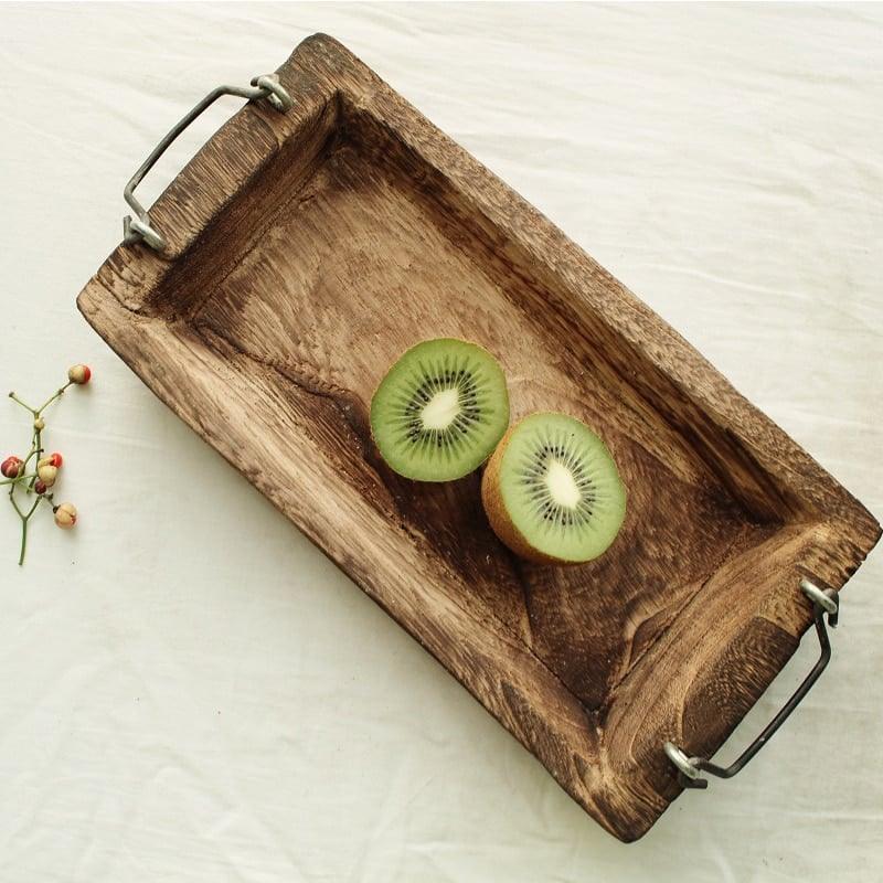 Rectangle Solid Wooden Trays - Trendha
