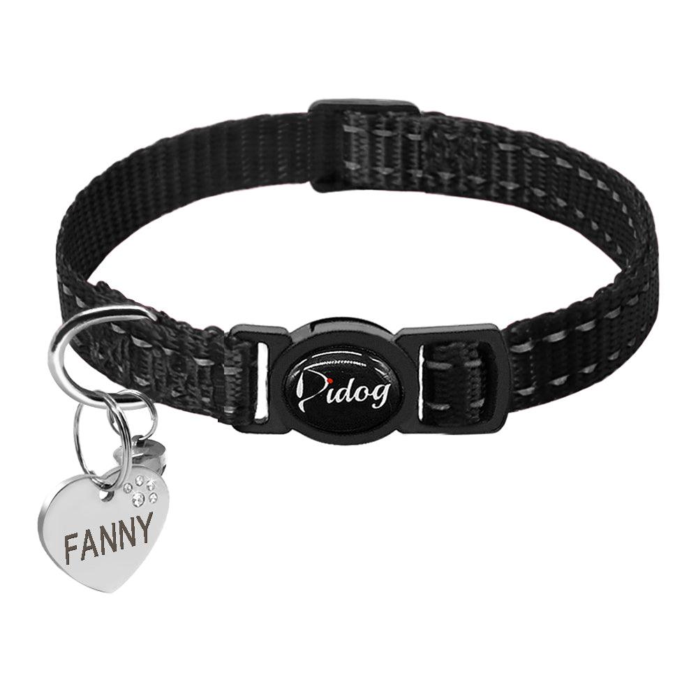 Reflective Kitten Collar with ID Tag - Trendha
