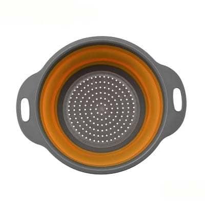 Round Foldable Silicone Colander - Trendha
