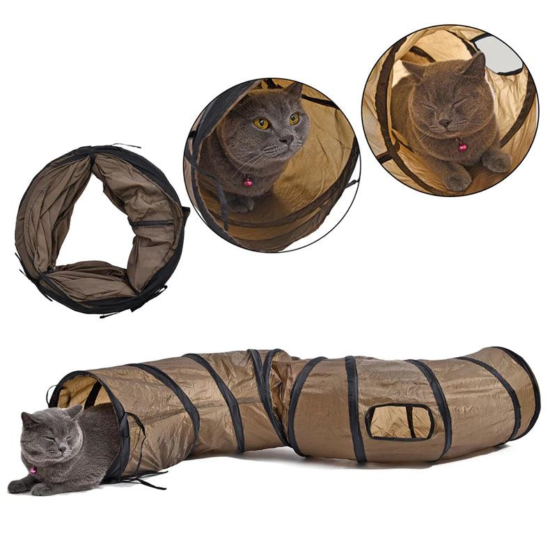 S Shaped Long Tunnel Toy for Cats