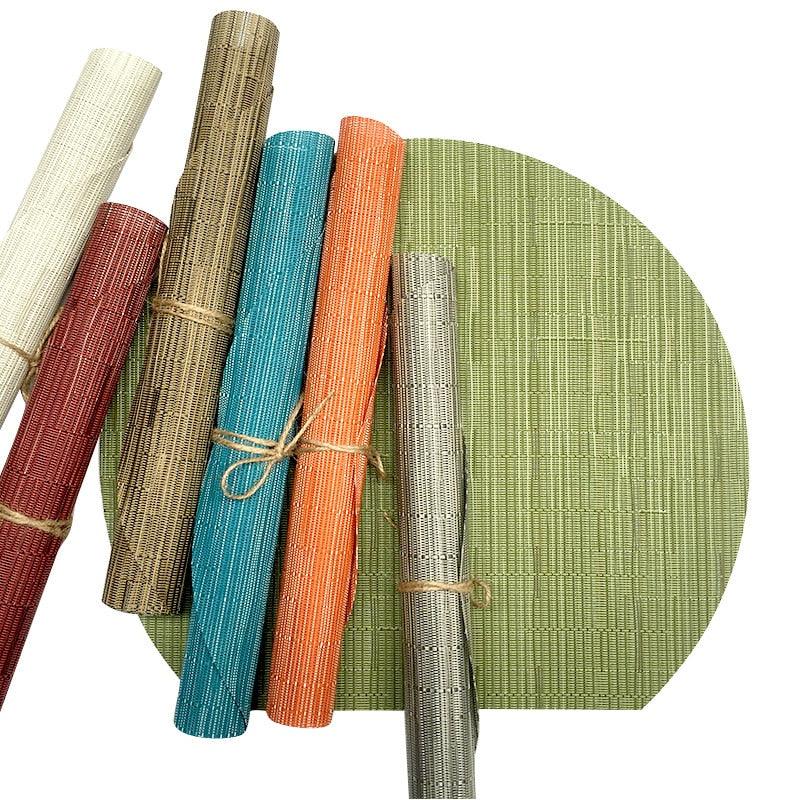 Semi-circular Bamboo Placemat - Trendha
