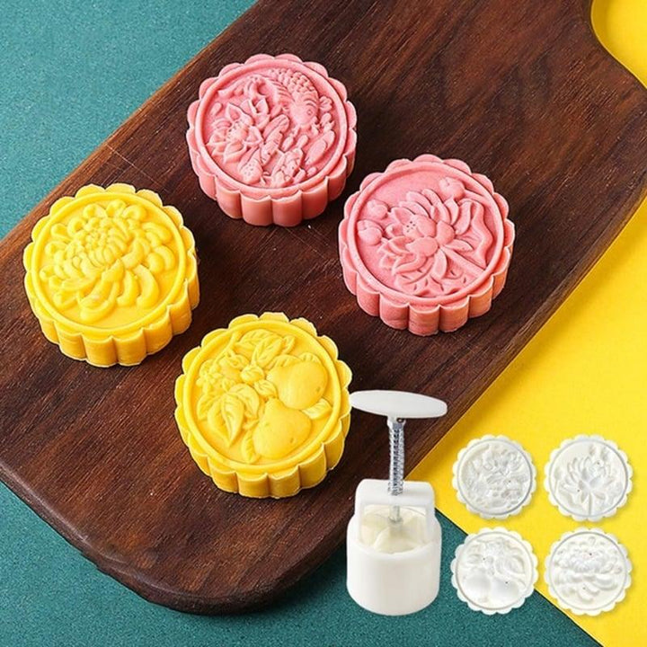 Set of 6 Chocolate Stamps in Shape of Flower - Trendha