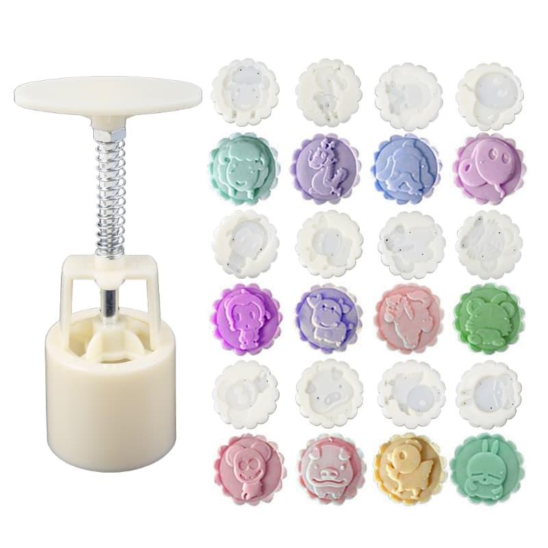 Set of 6 Chocolate Stamps in Shape of Flower - Trendha