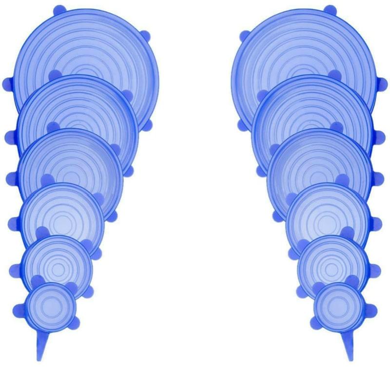 Silicone Food Lids 6/12 Pcs Set - Trendha
