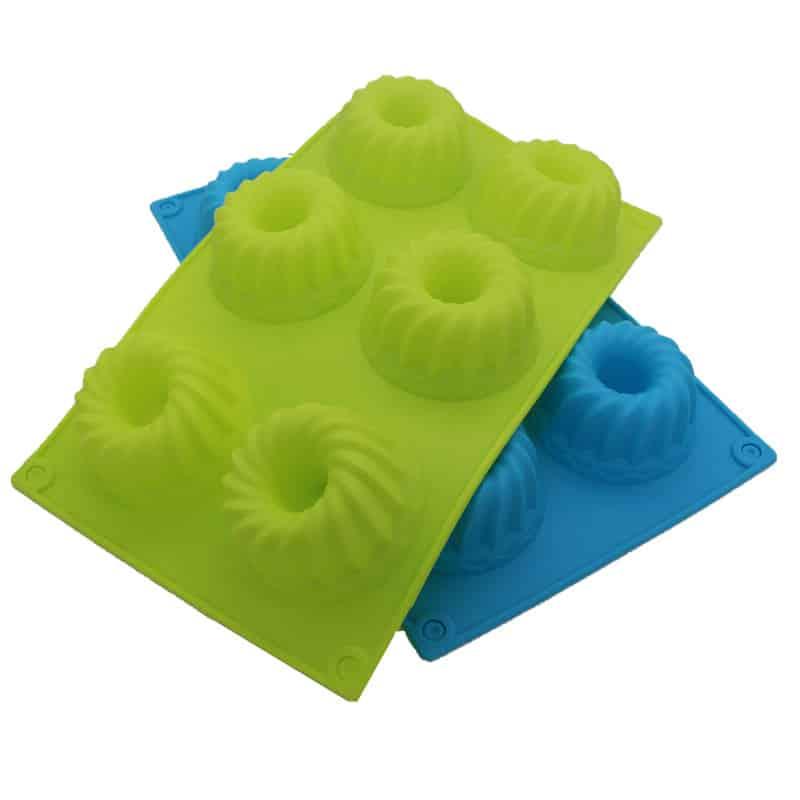 Silicone Muffin Baking Mod with 6 Cavities - Trendha