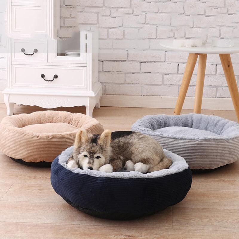 Soft Pet Bed with Detachable Cushion - Trendha
