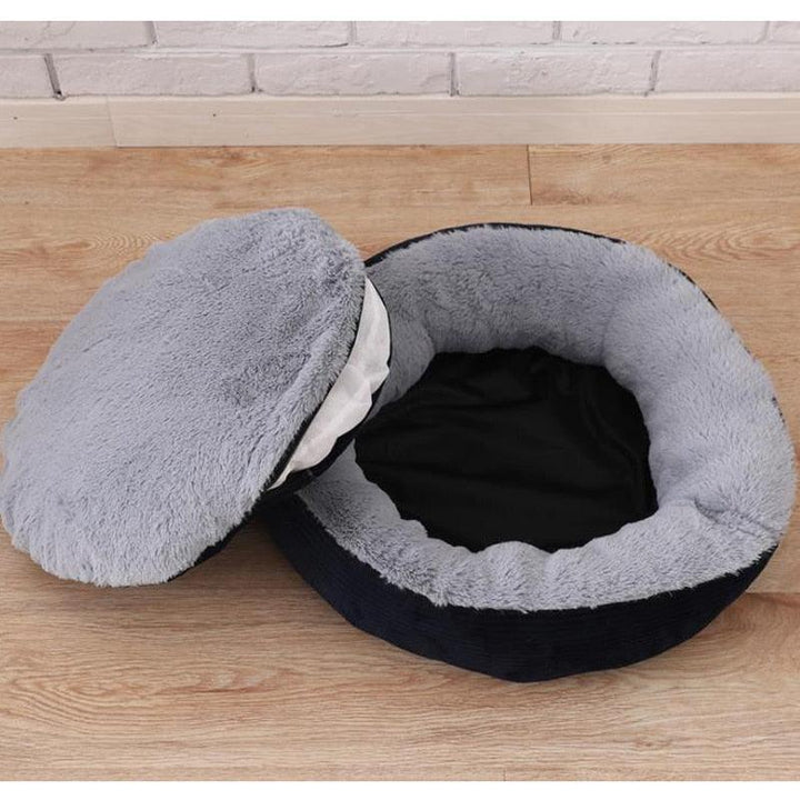 Soft Pet Bed with Detachable Cushion - Trendha